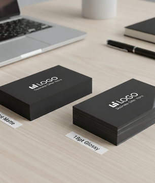 18pt  Gloss Lamination Business Cards