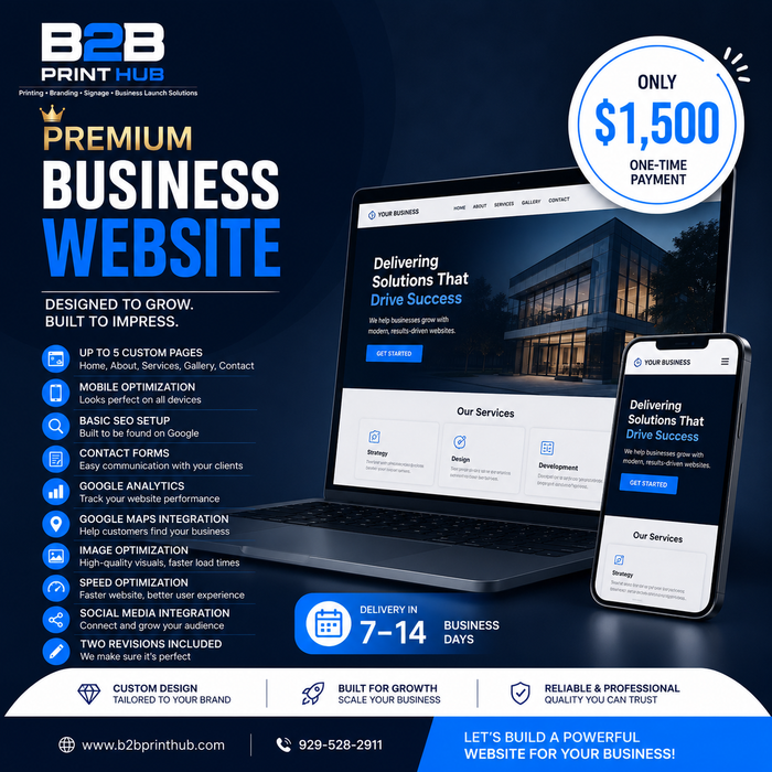 Business Website Design | Up to 5 Pages