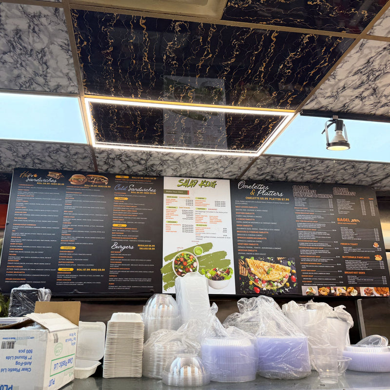 Menu Boards Design and Print